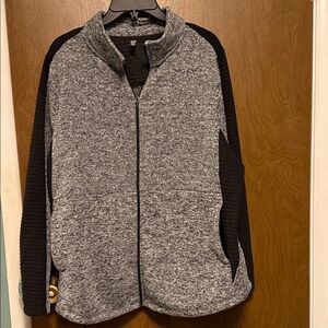 MT Sport Black and Gray Lightweight Jacket Size 2X